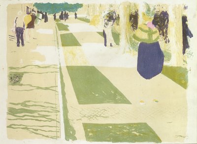 The Avenue by Edouard Vuillard